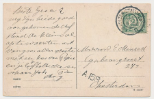 Grootrondstempel traject: Enkhuizen - Stavoren D 1912