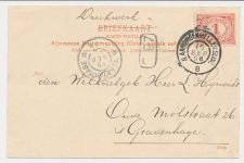 Grootrondstempel traject: Vlaardingen - Hellev.Sluis B 1906  