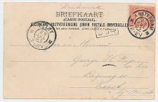 Grootrondstempel Amsterdam 1905 - Nachtuurkarakters 12-2V       