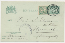 Grootrondstempel Amsterdam 1905 - Nachtuurkarakters 12-2V