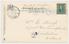 Grootrondstempel Amsterdam 1906 - Nachtuurkarakters 12-2V