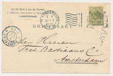 Grootrondstempel Amsterdam 1906 - Nachtuurkarakters 2-6V