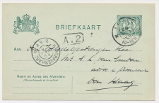 Grootrondstempel s Gravenhage 1906 - Nachtuurkarakters 2-6V