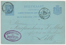 Dubbelringstempel Amsterdam 1895