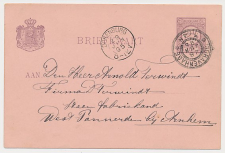 Proef Grootrondstempel s Gravenhage 1895