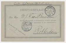 Grootrondstempel s Gravenhage 1902 - Gespatieerde binnencirkel