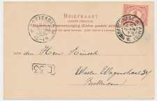 Grootrondstempel s Gravenhage 1902 - Gespatieerde uurkarakters