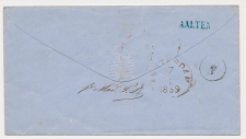 Naamstempel Aalten - Terborgh 1859
