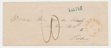 Naamstempel Aalten - Terborgh 1858