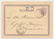 Naamstempel Aalten - Terborgh 1876