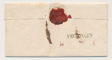 Naamstempel Amerongen - Arnhem 1853