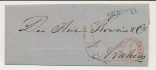 Naamstempel Amerongen - N.R.Spoorweg - Arnhem 1867