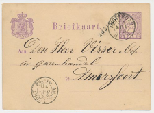 Amsterdam - Naamstempel Amsteldijk - Amersfoort 1878