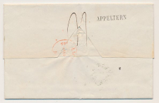 Naamstempel Appeltern - Nijmegen - Amsterdam 1851