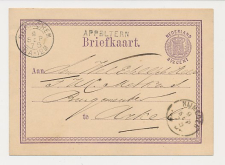 Naamstempel Appeltern - Nijmegen - Gorinchem - Arkel 1875