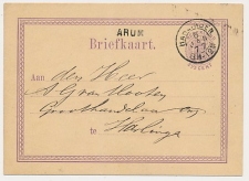 Naamstempel Arum - Harlingen 1877
