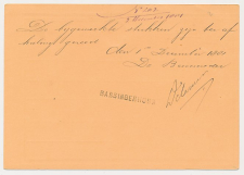 Alkmaar - Schagen - Naamstempel Barsingerhorn 1881