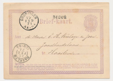 Naamstempel Bedum - Groningen - Haarlem 1871