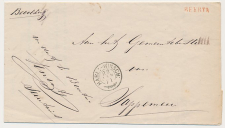 Naamstempel Beerta - Sappemeer 1871 - Trein takjestempel Harl:-Winsch: