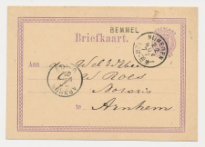 Naamstempel Bemmel - Arnhem 1877