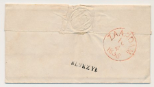 Naamstempel Blokzyl - Zwolle - Zaandam 1858