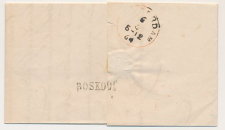 Naamstempel Boskoop - Gouda - Rotterdam 1864