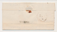 Naamstempel Boskoop - Gouda - Rotterdam 1864