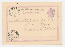 Naamstempel Broek Op Langend: - Alkmaar - Den Helder 1874       