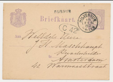 Naamstempel Bussum - Hilversum - Amsterdam 1880