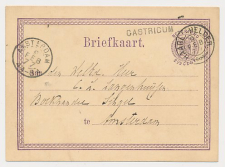 Naamstempel Castricum - Amsterdam 1871 - Trein takjestempel