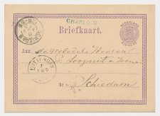 Naamstempel Charlois - Rotterdam - Schiedam 1875