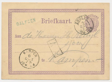 Naamstempel Dalfsen - Zwolle - Kampen 1875