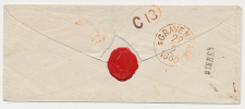 Naamstempel Dieren - Arnhem - s Gravenhage 1860