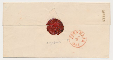 Naamstempel Dieren - Arnhem - Zevenaar 1857