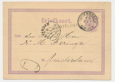 Naamstempel Dinteloord - Oudenbosch - Amsterdam 1878
