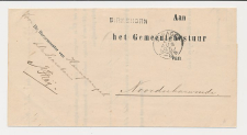 Naamstempel Dirkshorn - Schagen - Noordscharwoude 1885