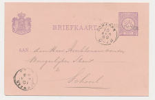 Haringkarspel - Naamstempel Dirkshorn - Schagen - Schoorl 1888