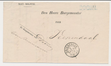 Naamstempel Doorn - Driebergen - Veenendaal 1874