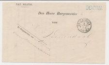 Maarn - Naamstempel Doorn - Driebergen - Veenendaal 1875