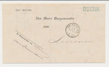 Maarn - Naamstempel Doorn - Driebergen - Leersum 1876