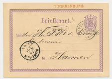 Naamstempel Doornenburg - Zevenaar - Nijmegen - Heumen 1877
