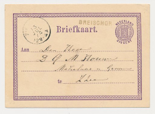 Naamstempel Dreischor - Zierikzee 1874