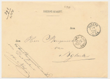 Naamstempel Ede - Nijkerk 1880 - Treinstempel