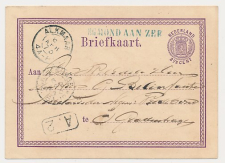 Naamstempel Egmond Aan Zee - Alkmaar - s Gravenhage 1873