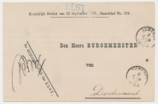 Naamstempel Elst - Nijmegen - Dodewaard 1877