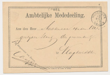 Naamstempel Emmen - Hoogeveen - Winschoten - Vlagtwedde 1879