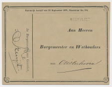 Naamstempel Geervliet - Oudenhoorn 1877