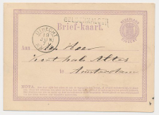 Naamstempel Geldermalsen - Utrecht - Amsterdam 1871