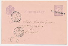 Naamstempel Giessendam - Hardingsveld - Dordrecht 1886