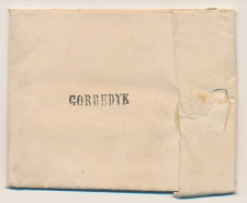 Lippenhuizen - Naamstempel Gorredyk - Heerenveen - Grouw 1857